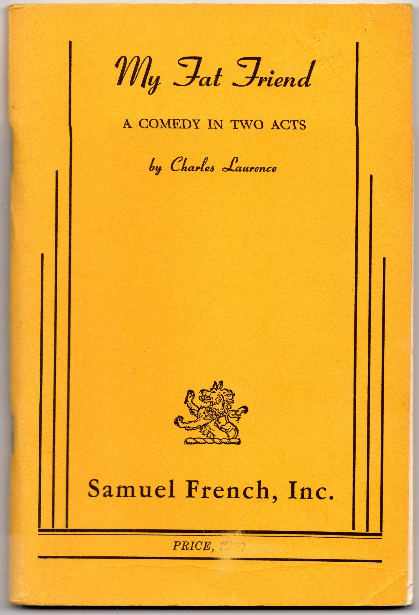 my_fat_friend-a_comedy_in_two_acts Books