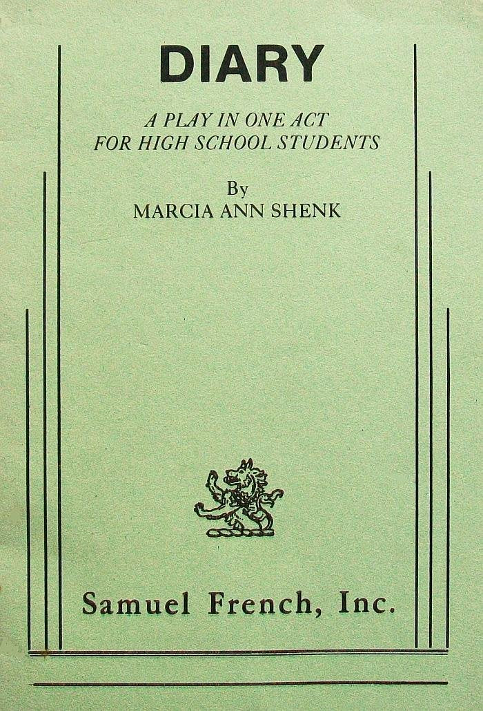 Diary: A play in one act for high school students Books