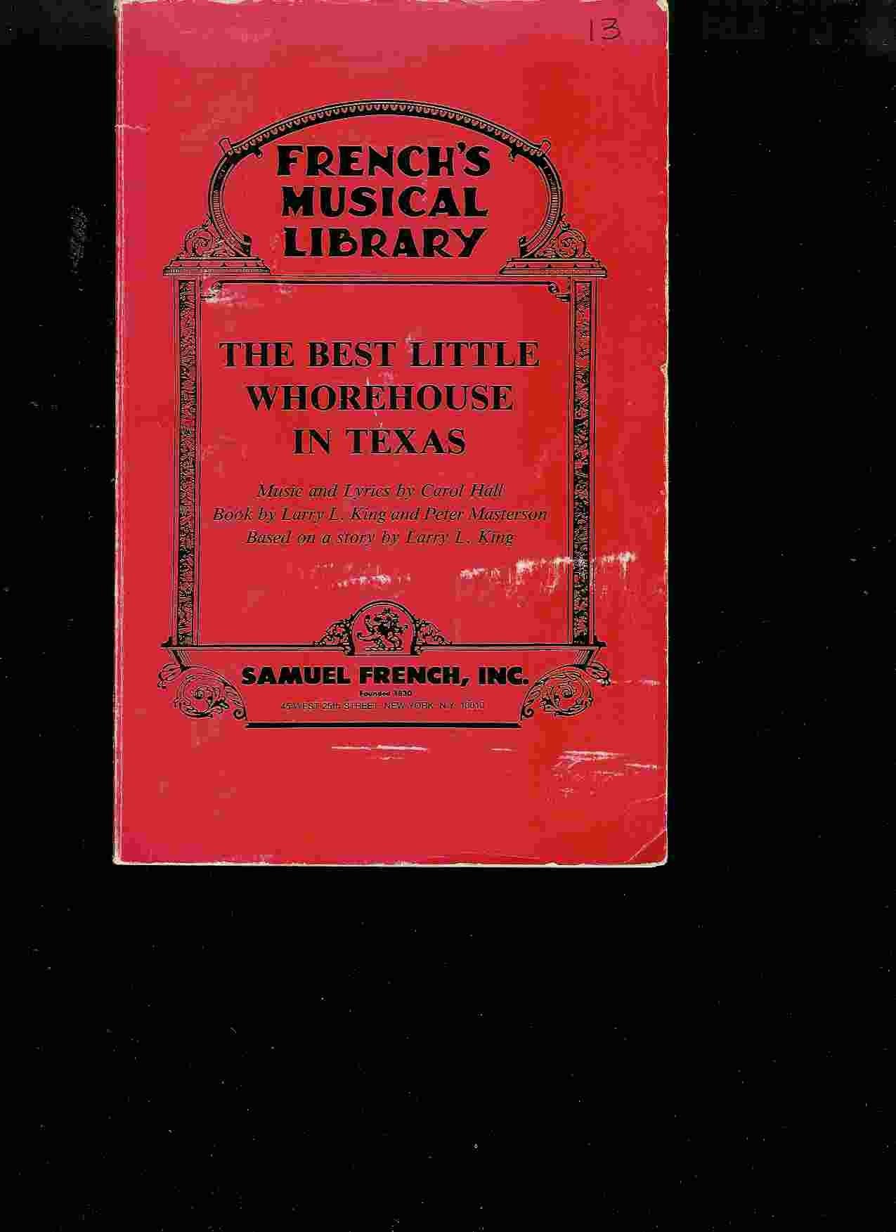 The Best Little Whorehouse in Texas Books