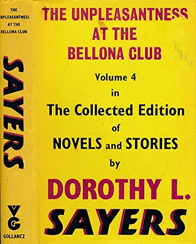 Unpleasantness at the Bellona Club book