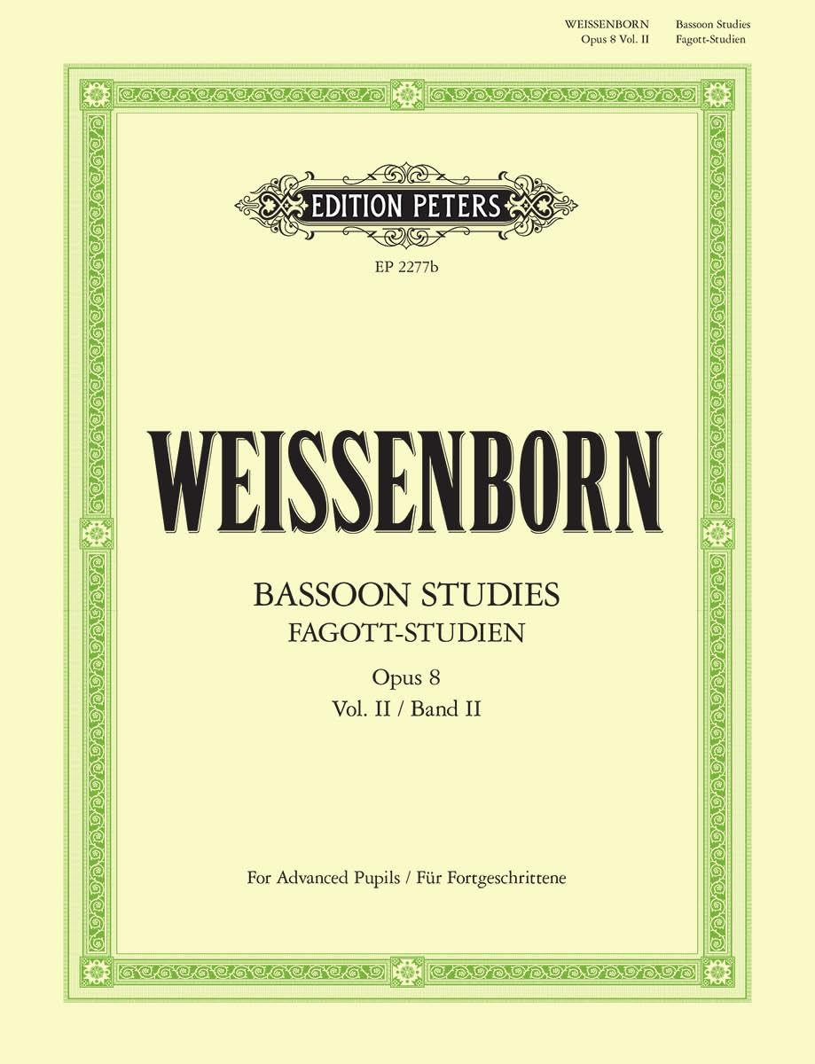 Etudes Op.8 Volume 2 - Bn solo book