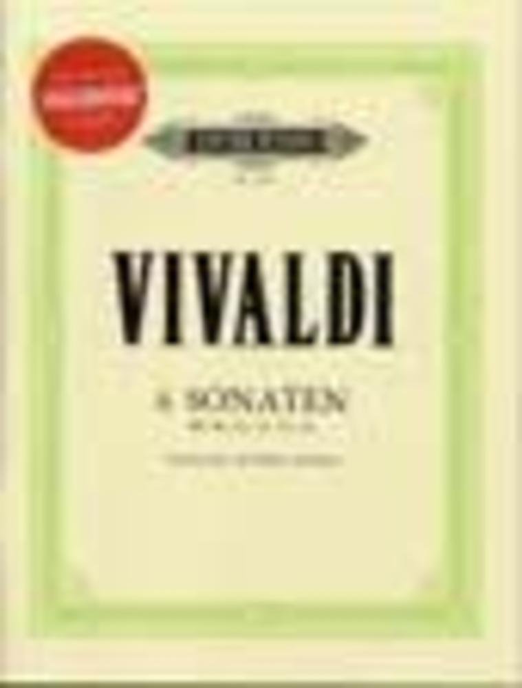 Antonio vivaldi : 6 sonaten, rv 40/41/43/45-47 - violoncelle et basse continue - recueil + cd book