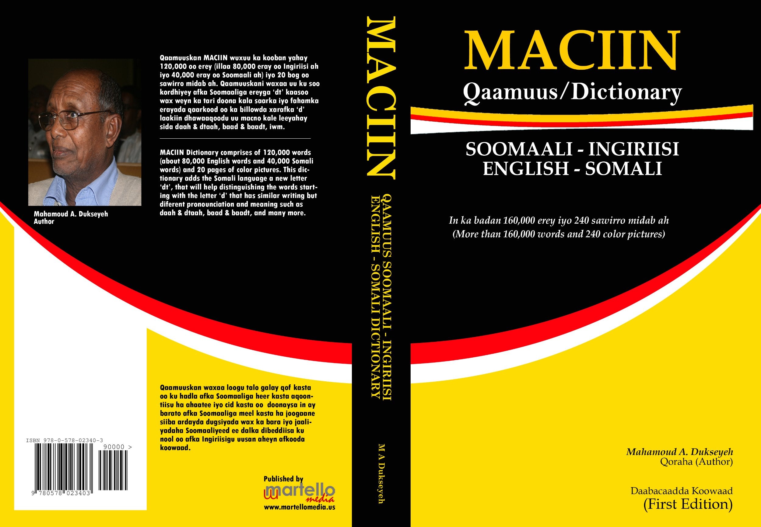 Maciin Soomaali-English-Somali Dictionary (Maciin) Books