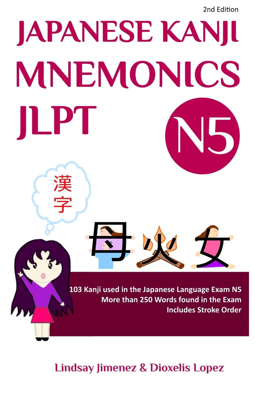 Japanese Kanji Mnemonics Jlpt N5 Foreign Languages ​​& Dictionaries