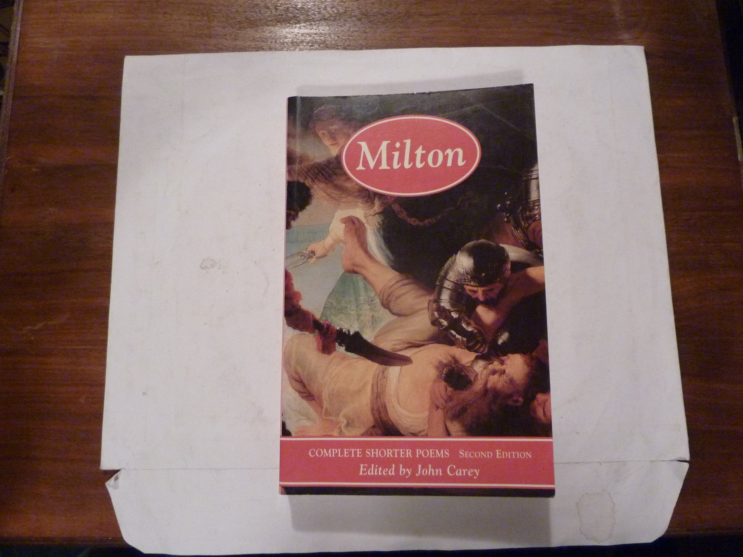 John Milton Complete Shorter Poems (Longman Annotated English Poets Series) Poetry