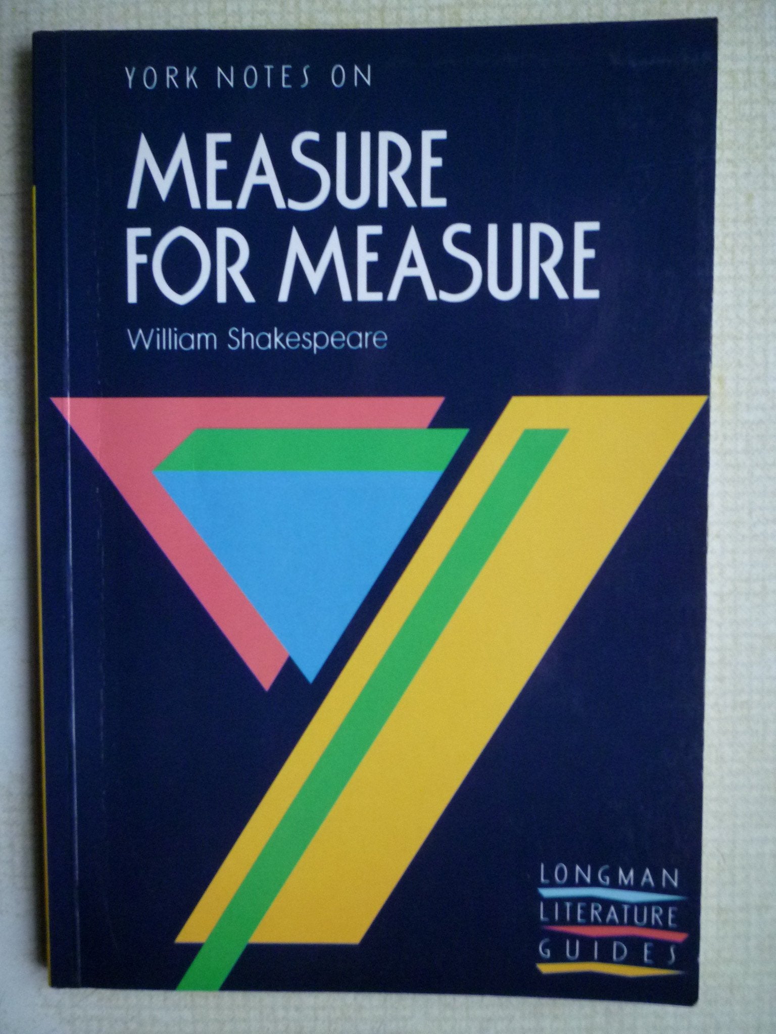 York Notes on William Shakespeare's "Measure for Measure" (Longman Literature Guides) Contemporary literature