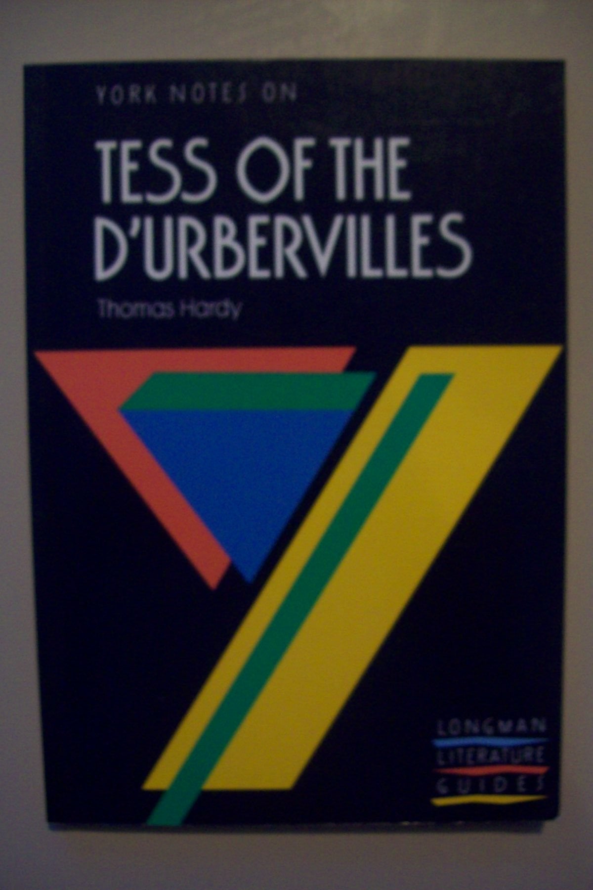 York Notes on Thomas Hardy's "Tess of the D'Urbervilles" book