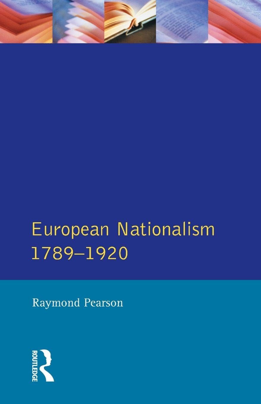 The Longman Companion to European Nationalism 1789-1920 Social Sciences