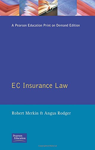 Ec Insurance Law (European Law Series) Law