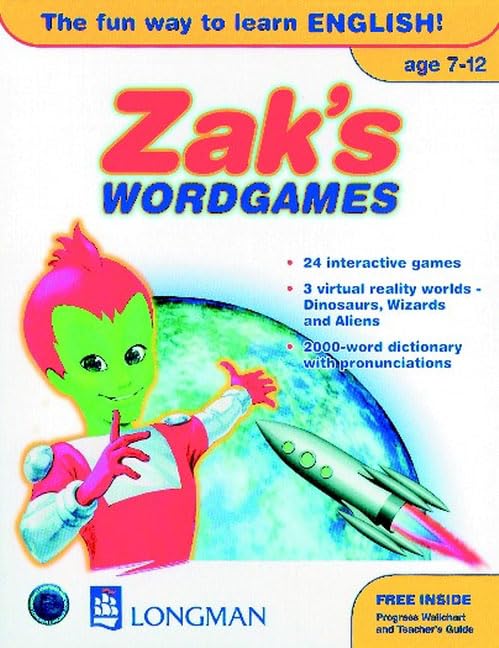 Zak's Wordgames CD-ROM American English/Mono Foreign Languages ​​& Dictionaries