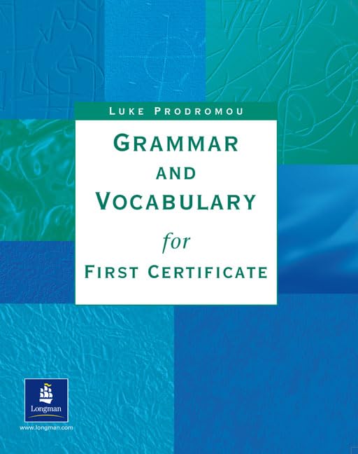 Grammar & Vocabulary for First Certificate Without Key (Grammar and Vocabulary) Foreign Languages ​​& Dictionaries