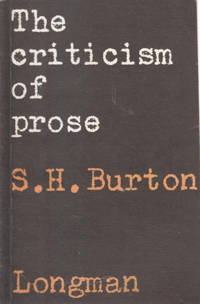 The Criticism of Prose Contemporary literature