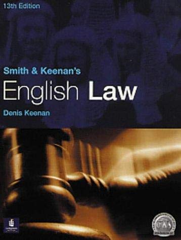 Smith and Keenan's English Law book