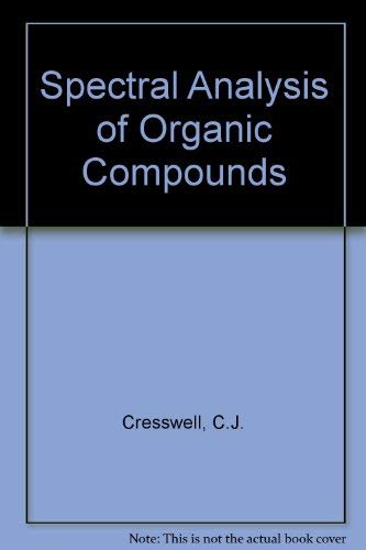 Spectral Analysis of Organic Compounds Books