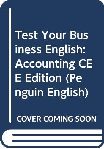 Test Your Business English:Accounting CEE Edition (Penguin English) Business, Finance & Career