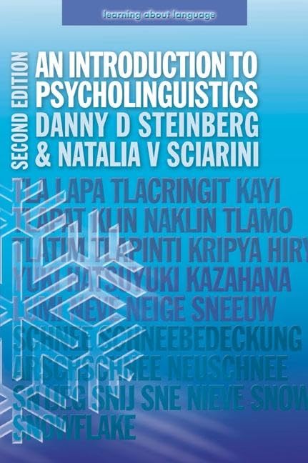 An Introduction to Psycholinguistics (Learning About Language) Social Sciences Books
