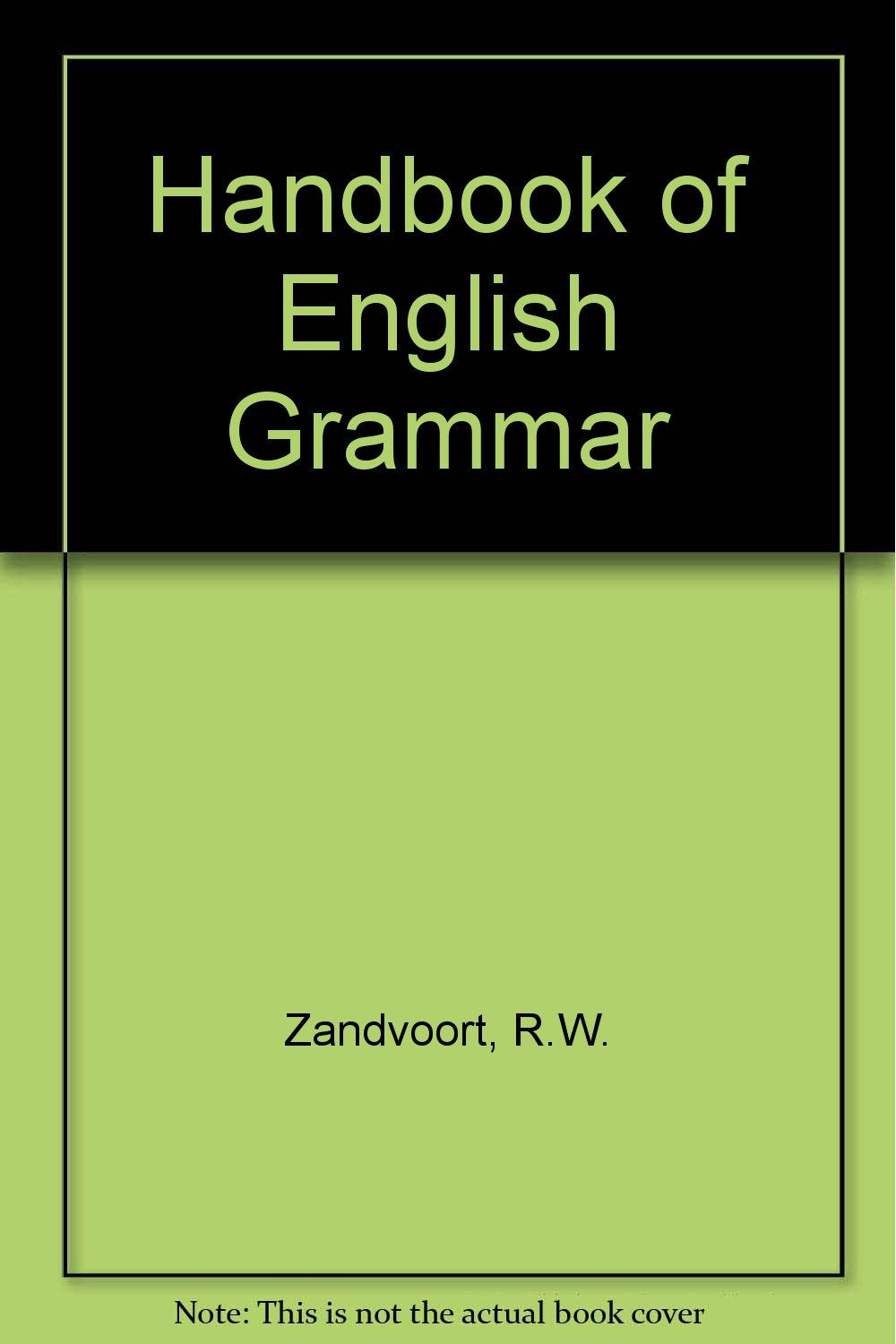Handbook of English Grammar Books