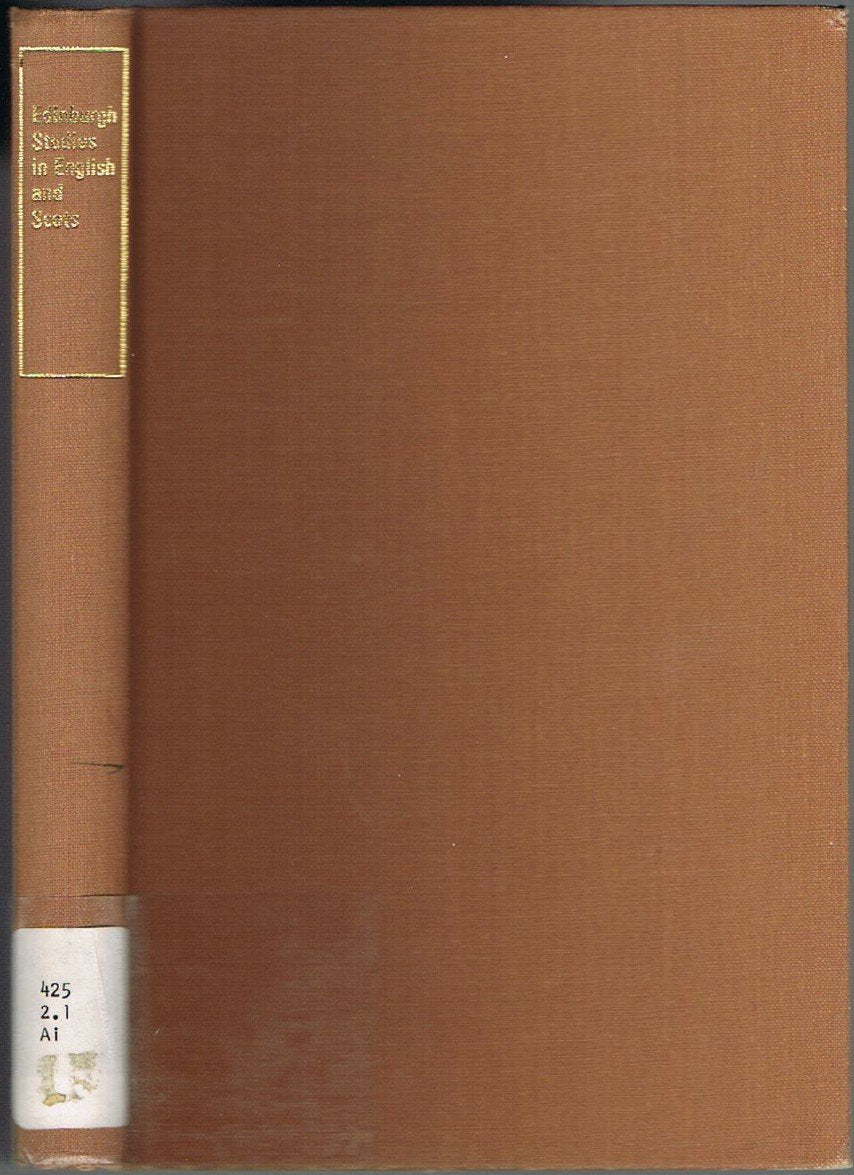 Edinburgh Studies in English and Scots Books