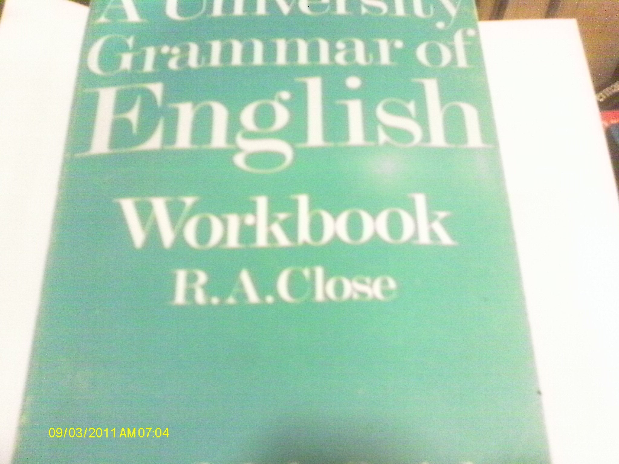University grammar of english : workbook Foreign Languages ​​& Dictionaries