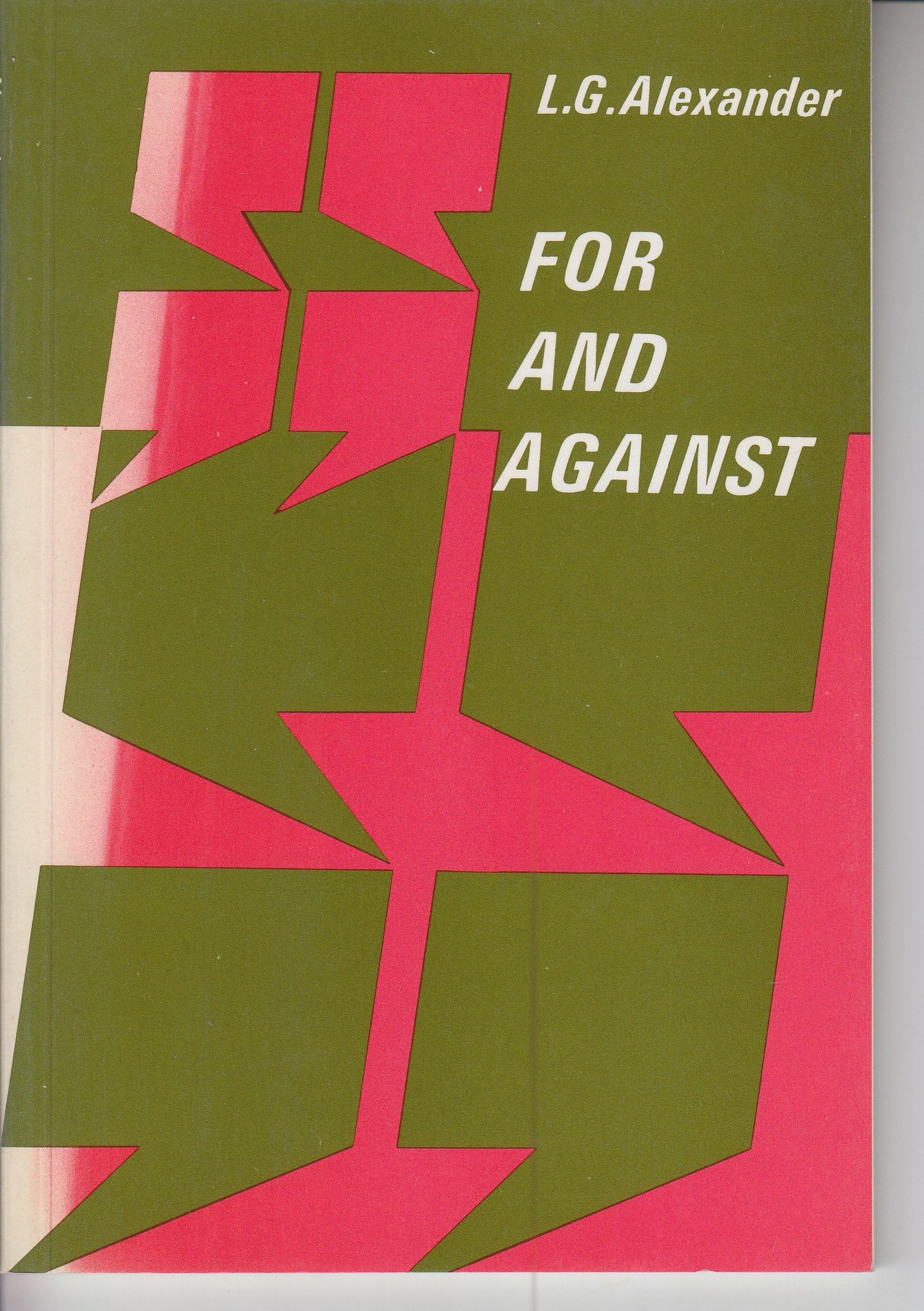 Product Image: For and against