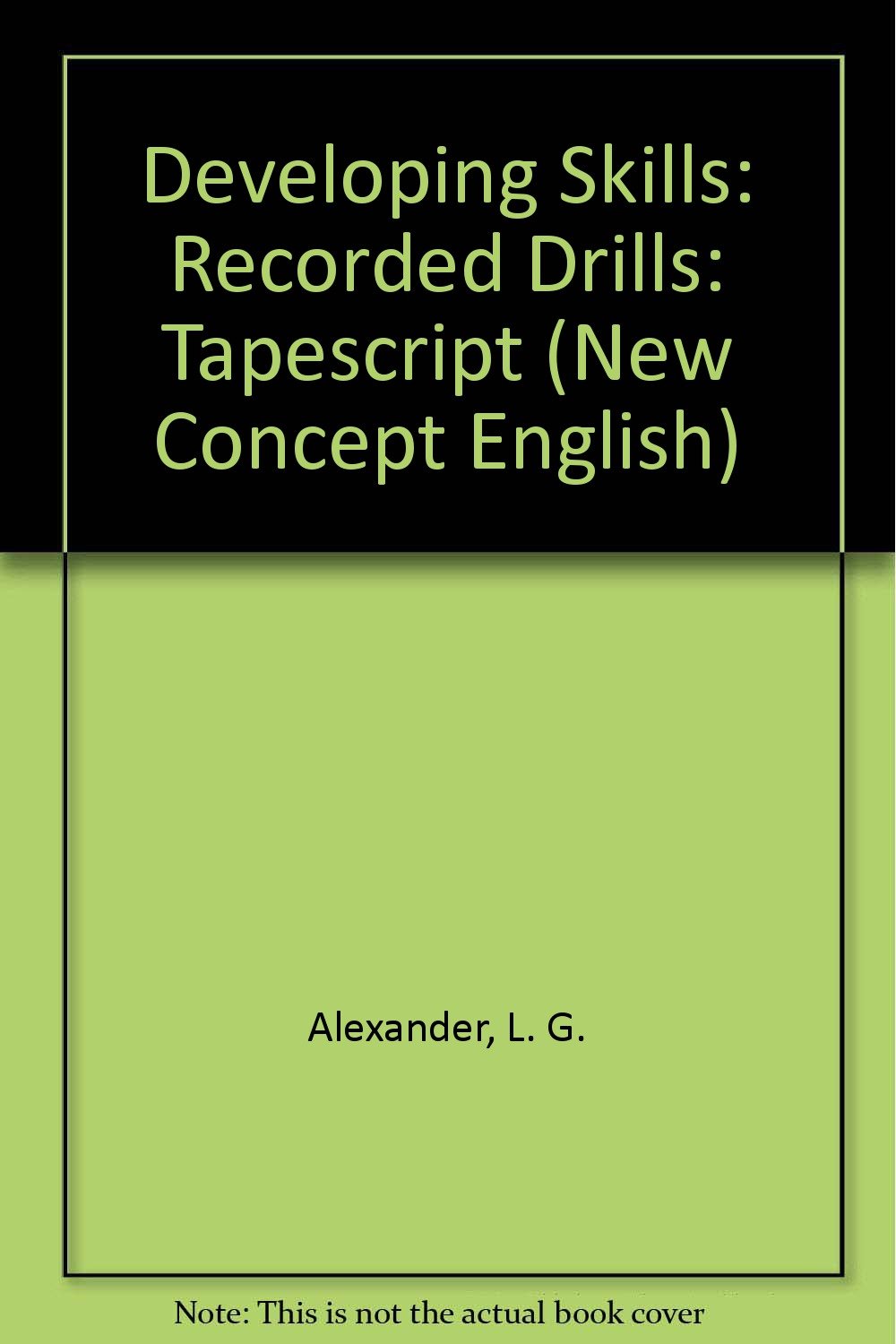 Recorded Drills: Tapescript (New Concept English S.) Books