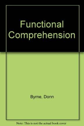 Functional Comprehension Books