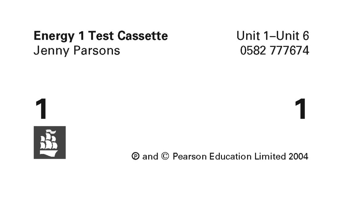Product Image: Energy 1 Test Cassette