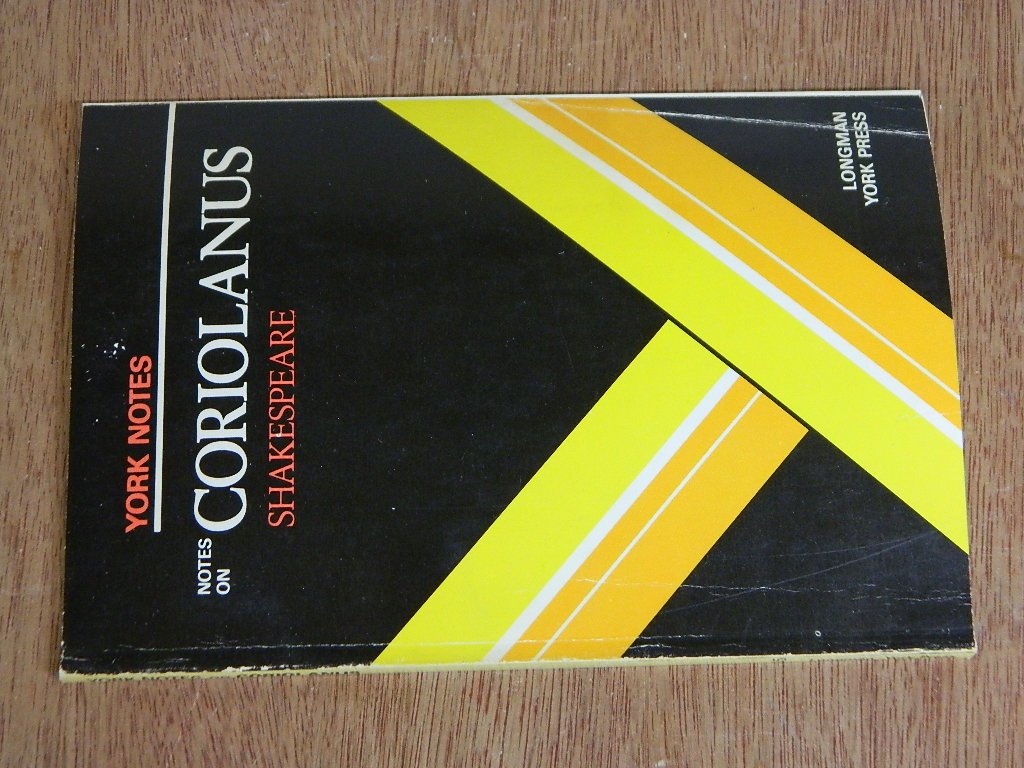 Notes on Shakespeare's "Coriolanus" (York Notes) Books
