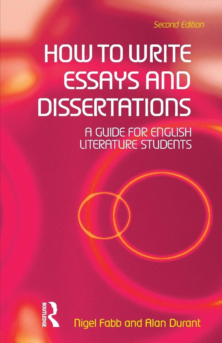 How to Write Essays and Dissertations: A Guide for English Literature Students Contemporary literature