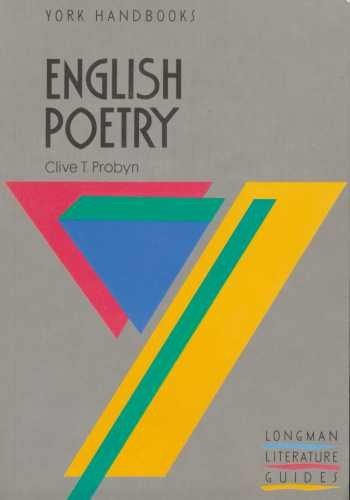 English Poetry (York Handbooks) Contemporary literature