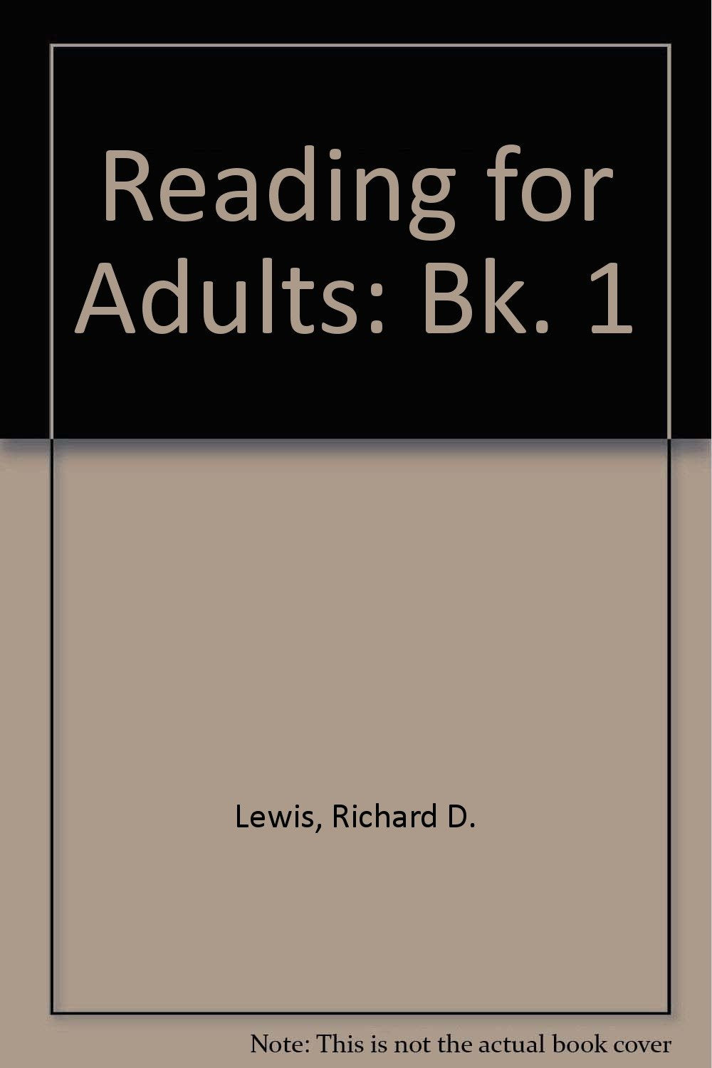 Product Image: Reading for Adults: Bk. 1