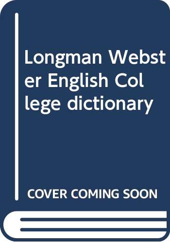 Longman Webster English College dictionary Books