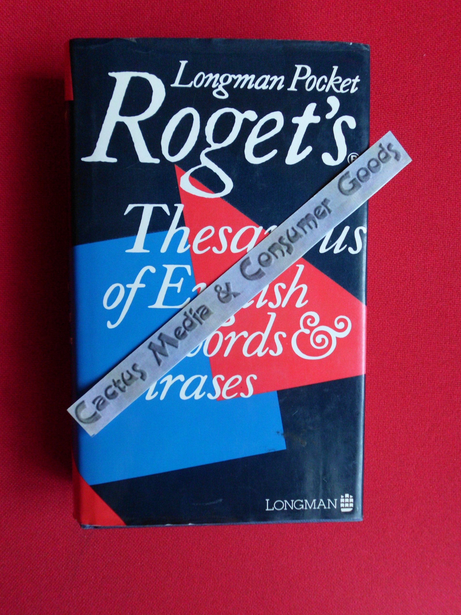 Longman Pocket Roget's Thesaurus of English Words and Phrases book