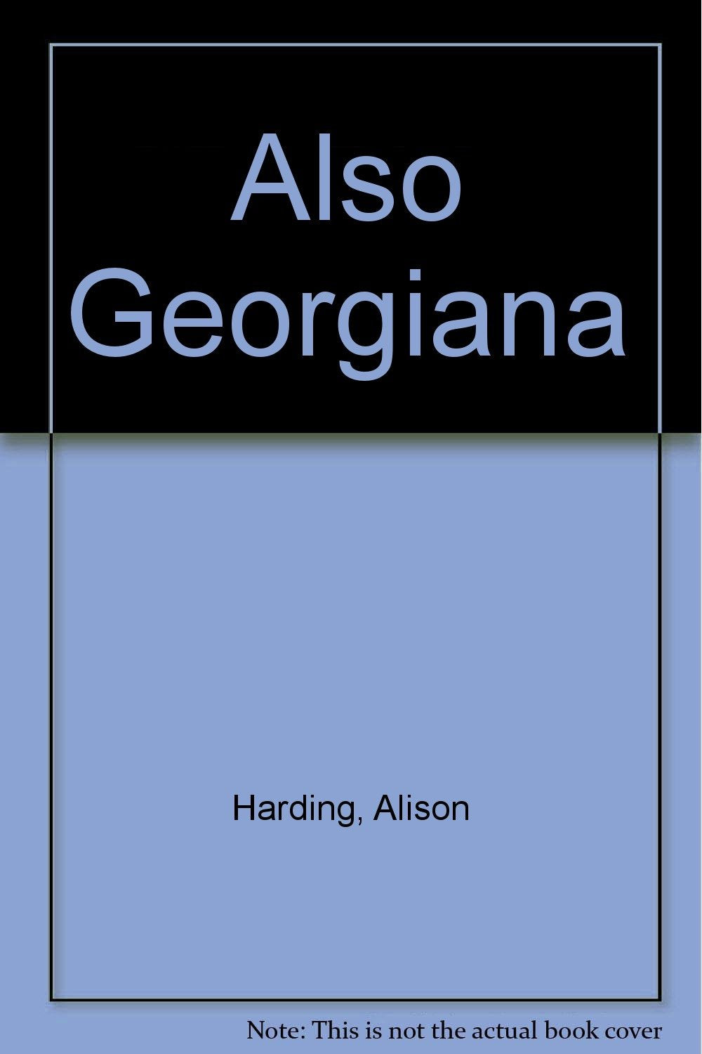 Product Image: Also Georgiana