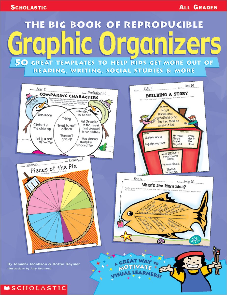 The Big Book of Reproducible Graphic Organizers: 50 Great Templates to Help Kids Get More Out of Reading, Writing, Social Studies & More Education & Training