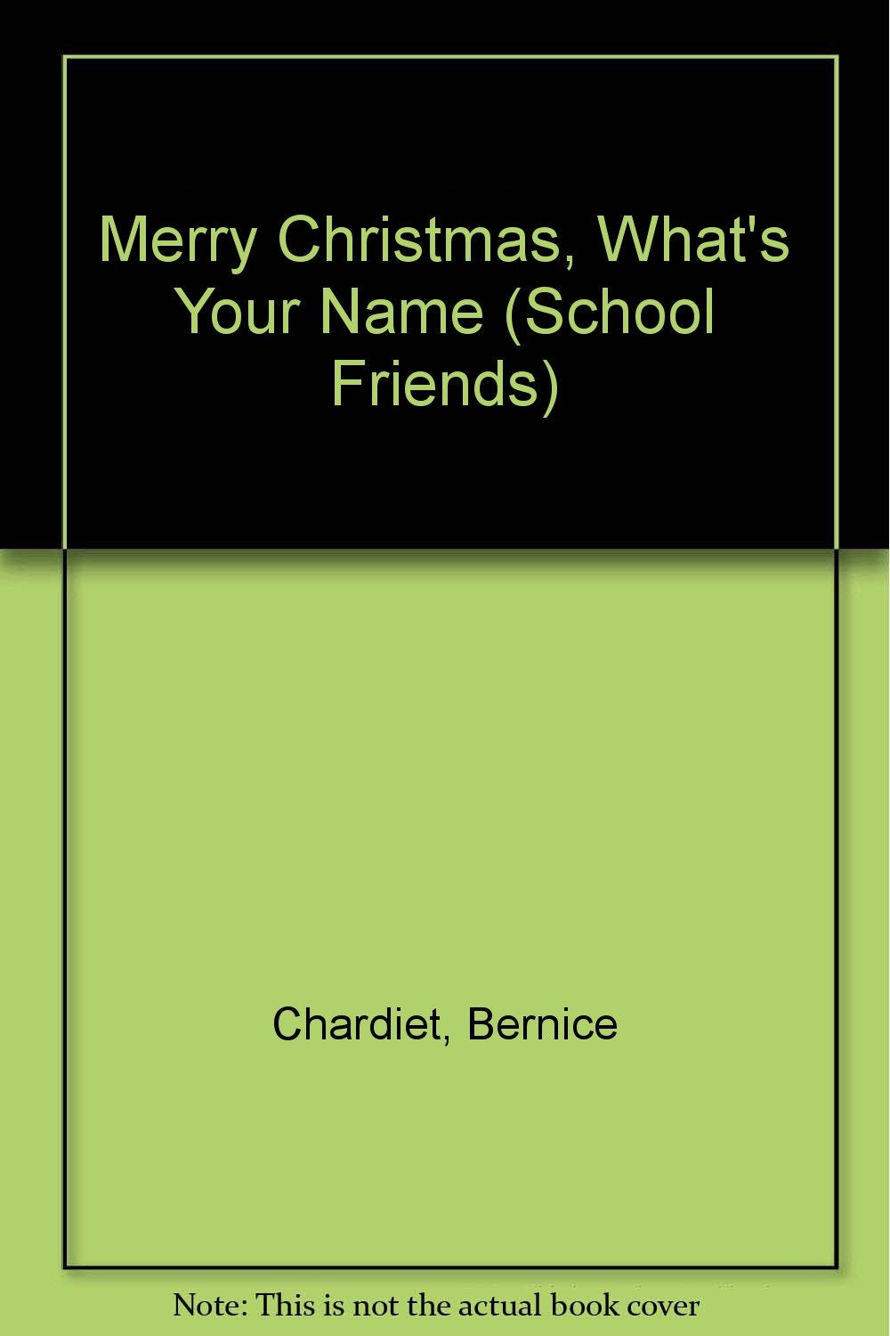 Merry Christmas, What's Your Name (School Friends) Books