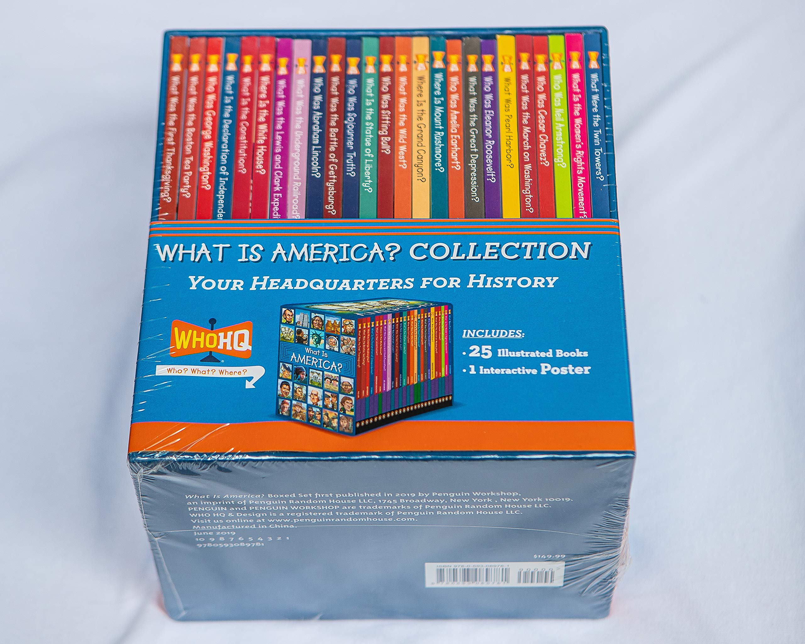 Who Was? and What Is? America Collection Boxed Set 25 books Manga