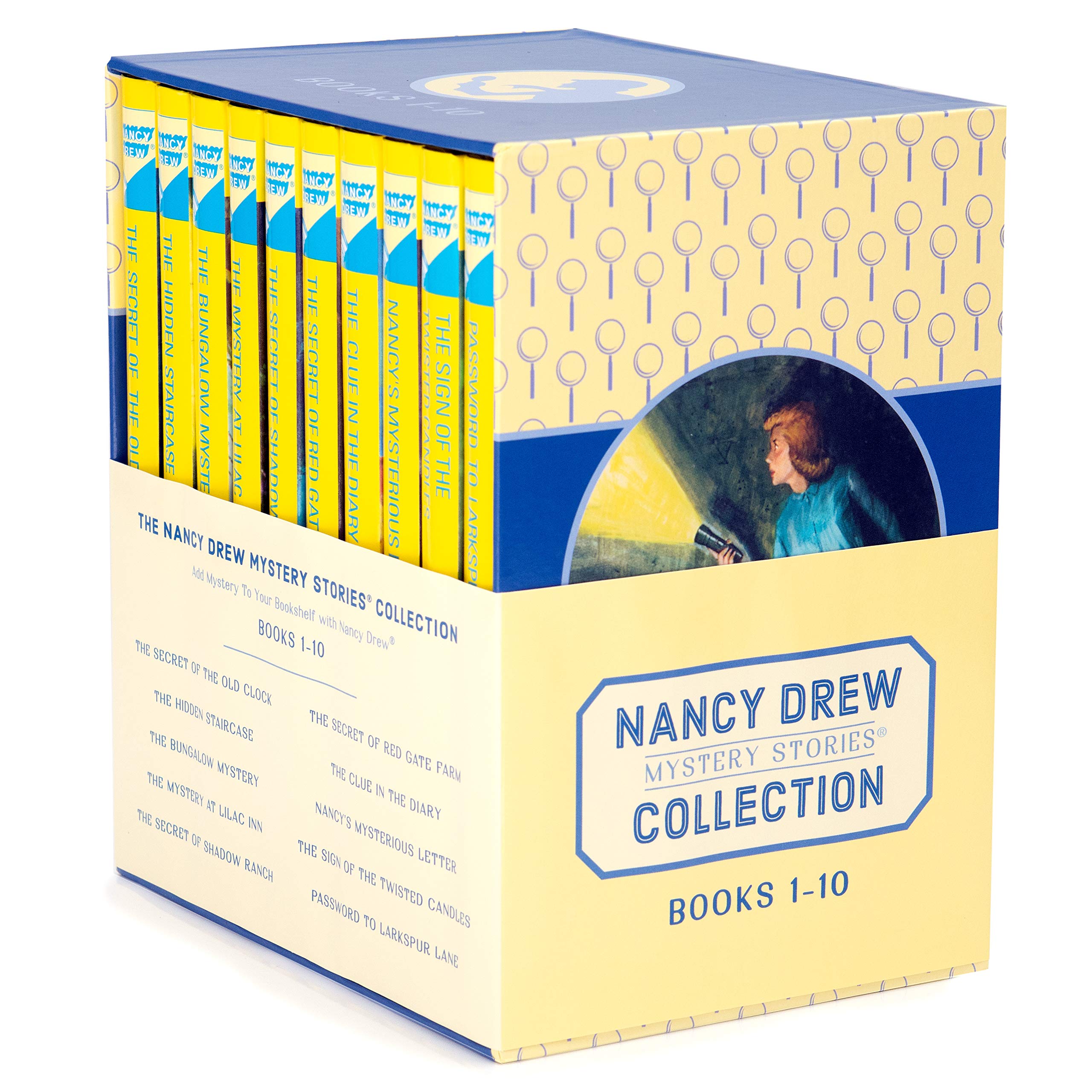 Nancy Drew Books 1-10 Box Set The Nancy Drew Mystery Stories Collection Books