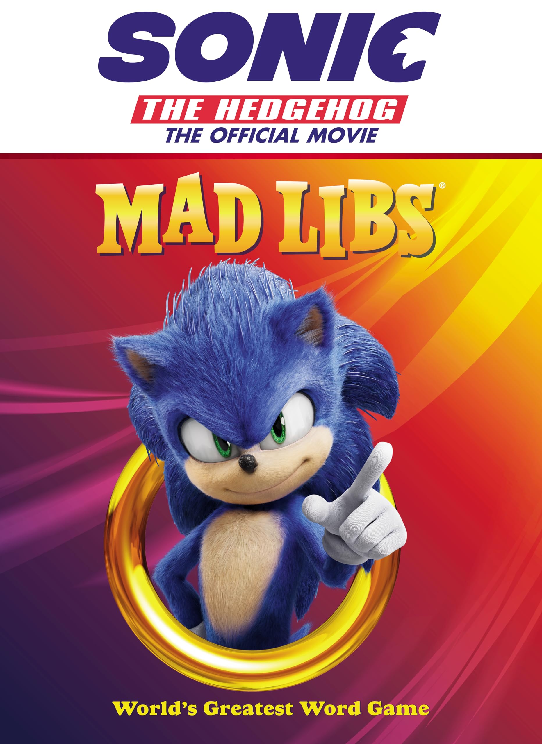 Sonic the Hedgehog: The Official Movie Mad Libs Tiptoi & Games
