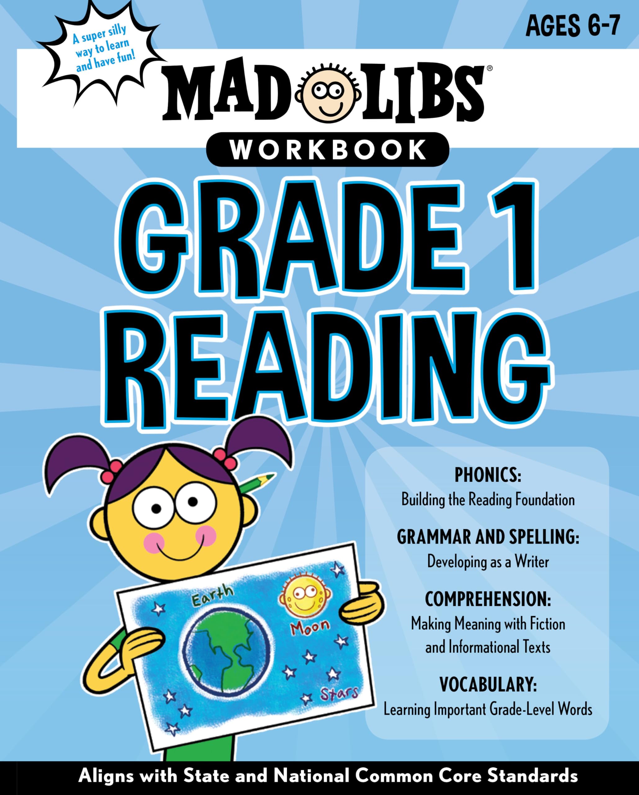Mad Libs Workbook: Grade 1 Reading: World's Greatest Word Game (Mad Libs Workbooks) General education