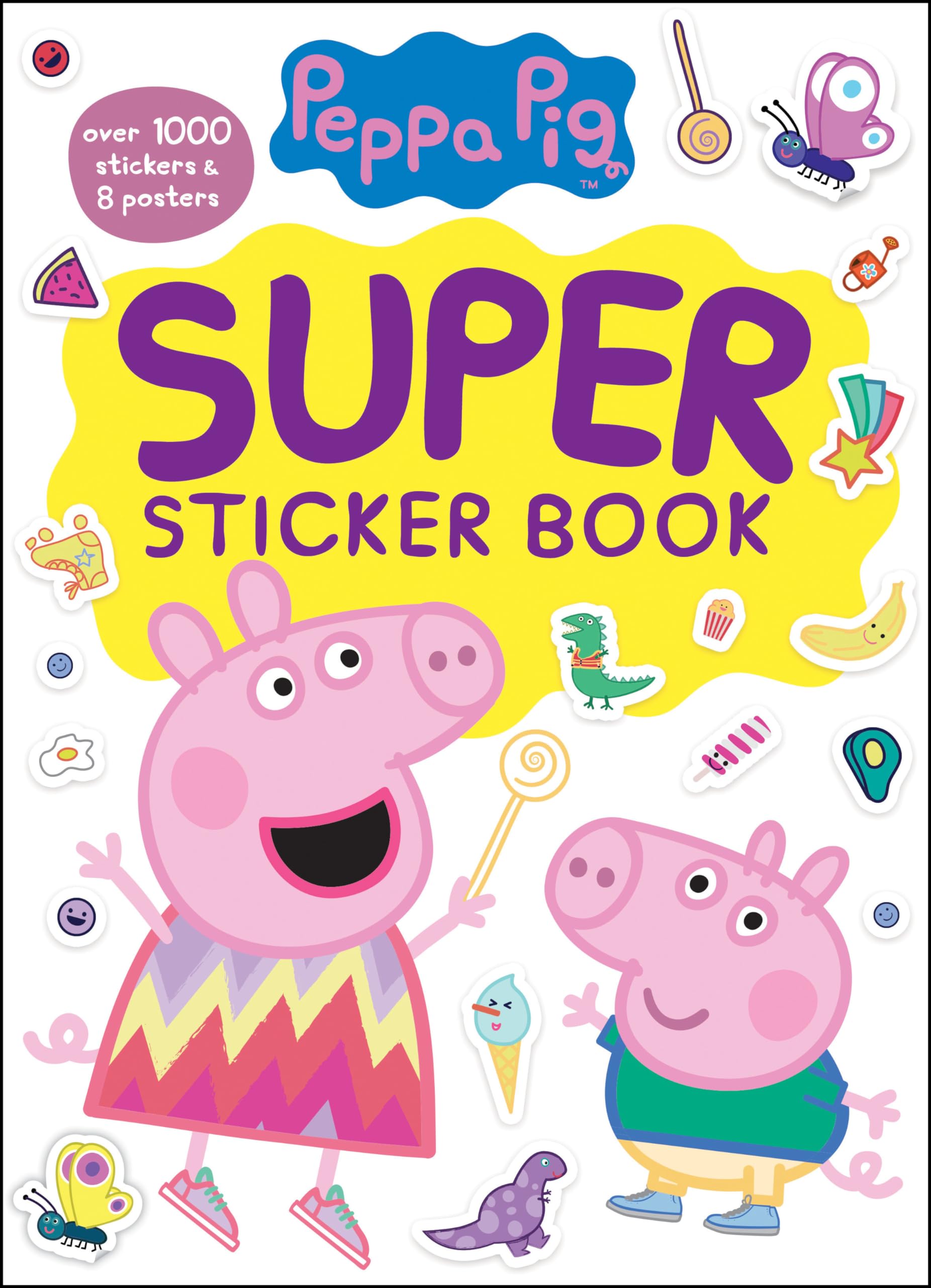 Peppa Pig Super Sticker Book: Over 1000 Stickers & 8 Posters Novels & Short Stories