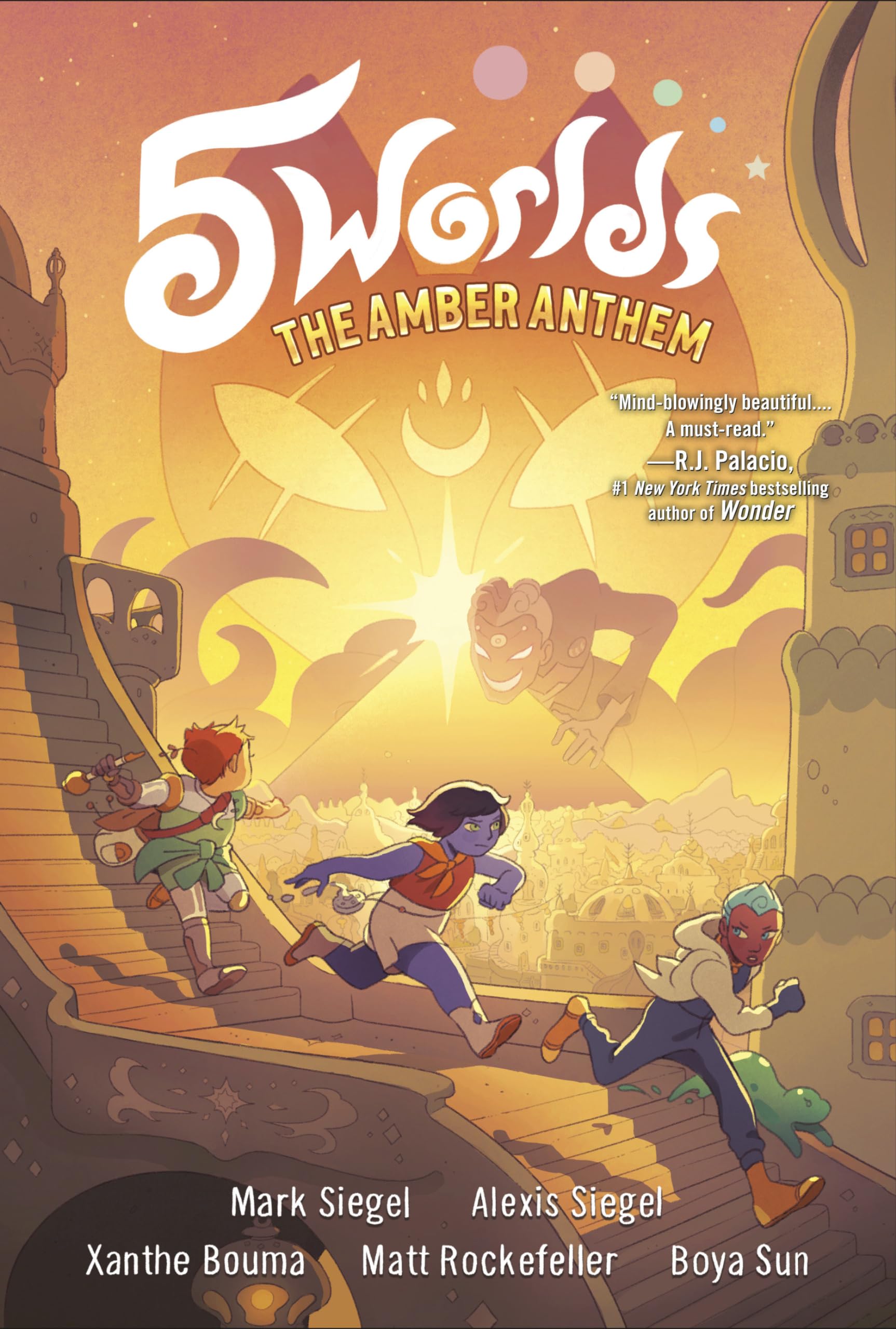 5 Worlds Book 4: The Amber Anthem: (A Graphic Novel) Manga
