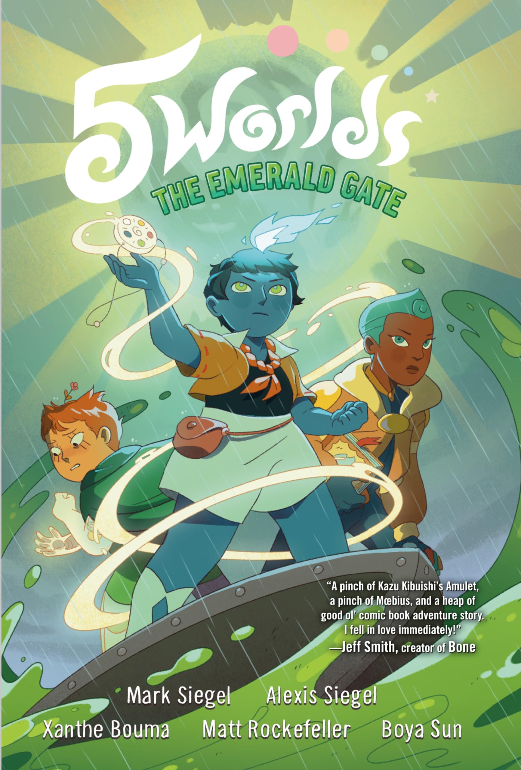 5 Worlds Book 5: The Emerald Gate: (A Graphic Novel) Manga