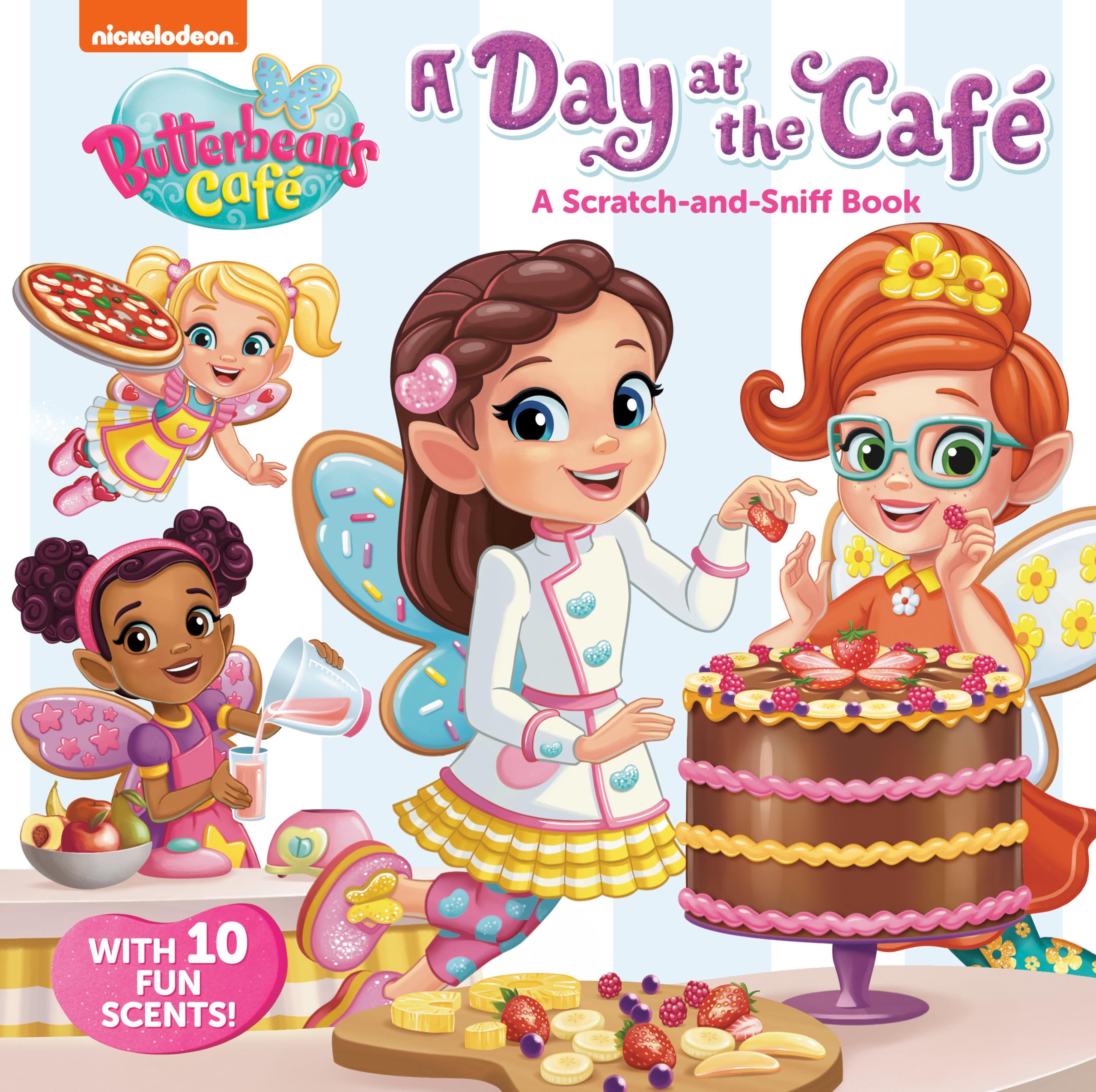 A Day at the Cafe: A Scratch-And-Sniff Book (Butterbean's Cafe) (Butterbean's Café) Non-fiction
