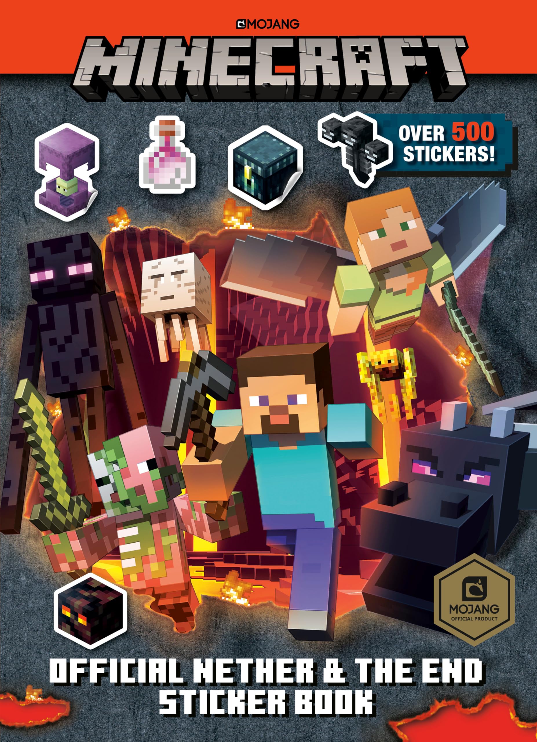 Minecraft Official the Nether and the End Sticker Book (Minecraft) Novels & Short Stories