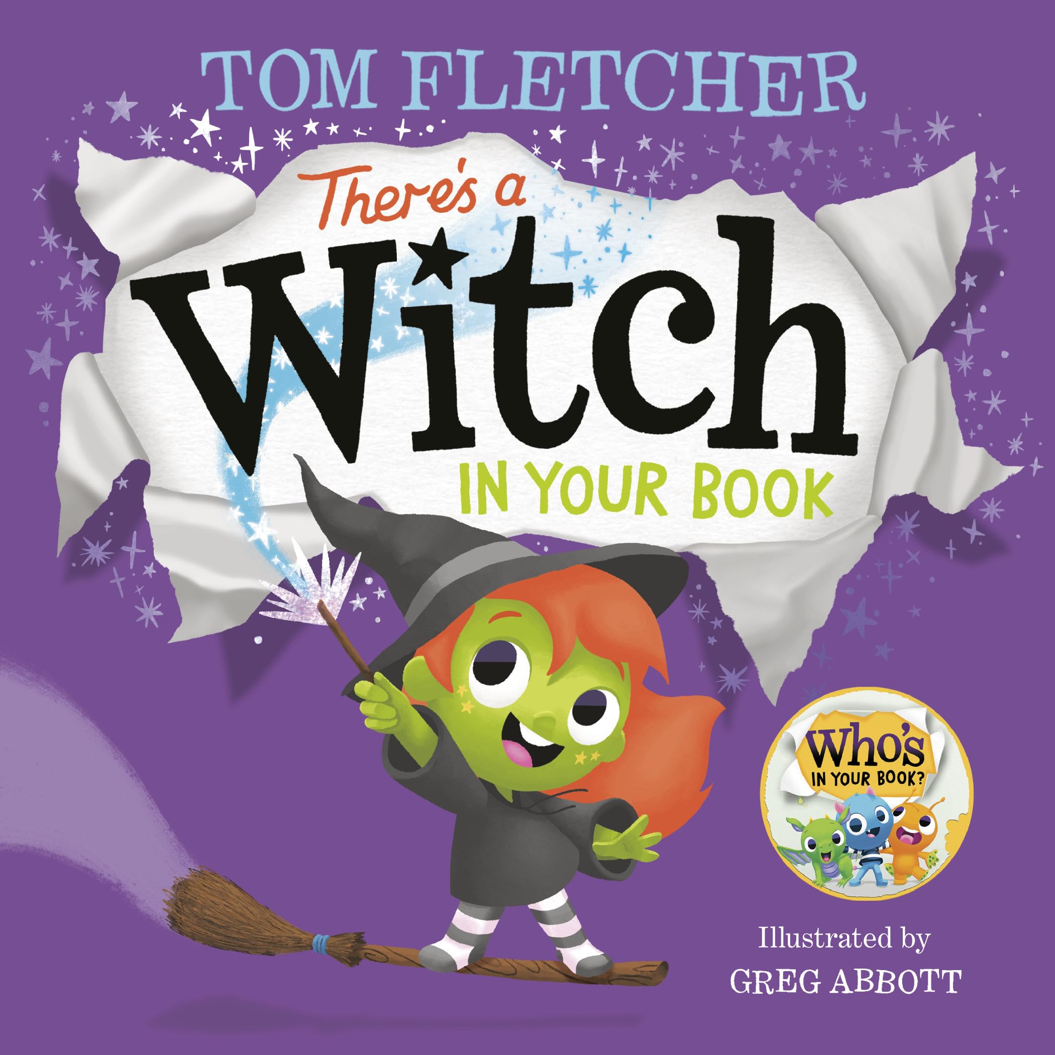 There's A Witch In Your Book: An Interactive Book for Kids and Toddlers (Who's In Your Book?) Parents & Children