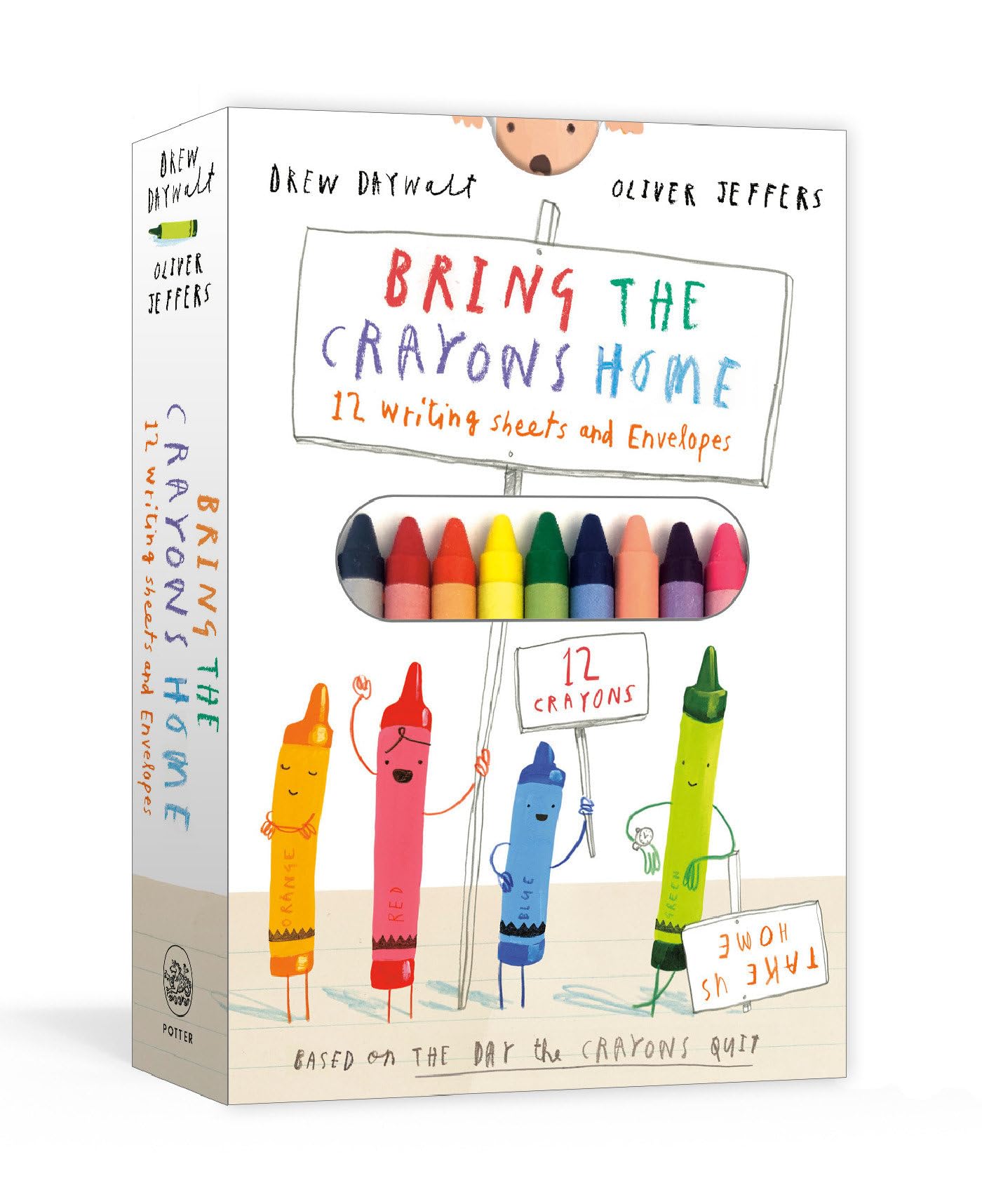 Bring the Crayons Home: A Box of Crayons, Letter-Writing Paper, and Envelopes Lifestyle
