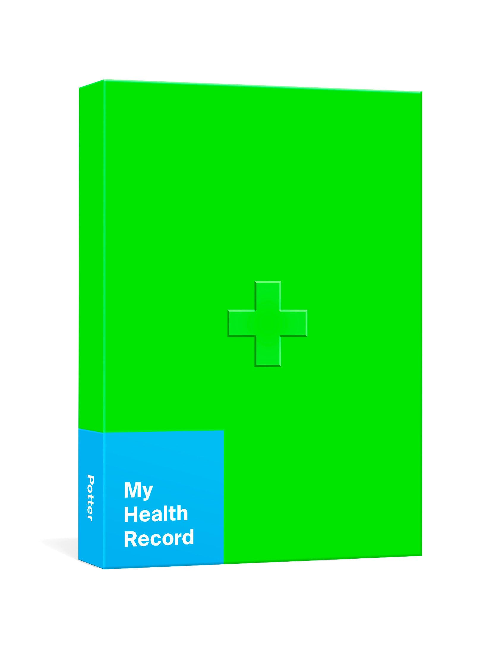 My Health Record: A Journal for Tracking Doctor's Visits, Medications, Test Results, Procedures, and Family History: Important Document Organizer Medicine