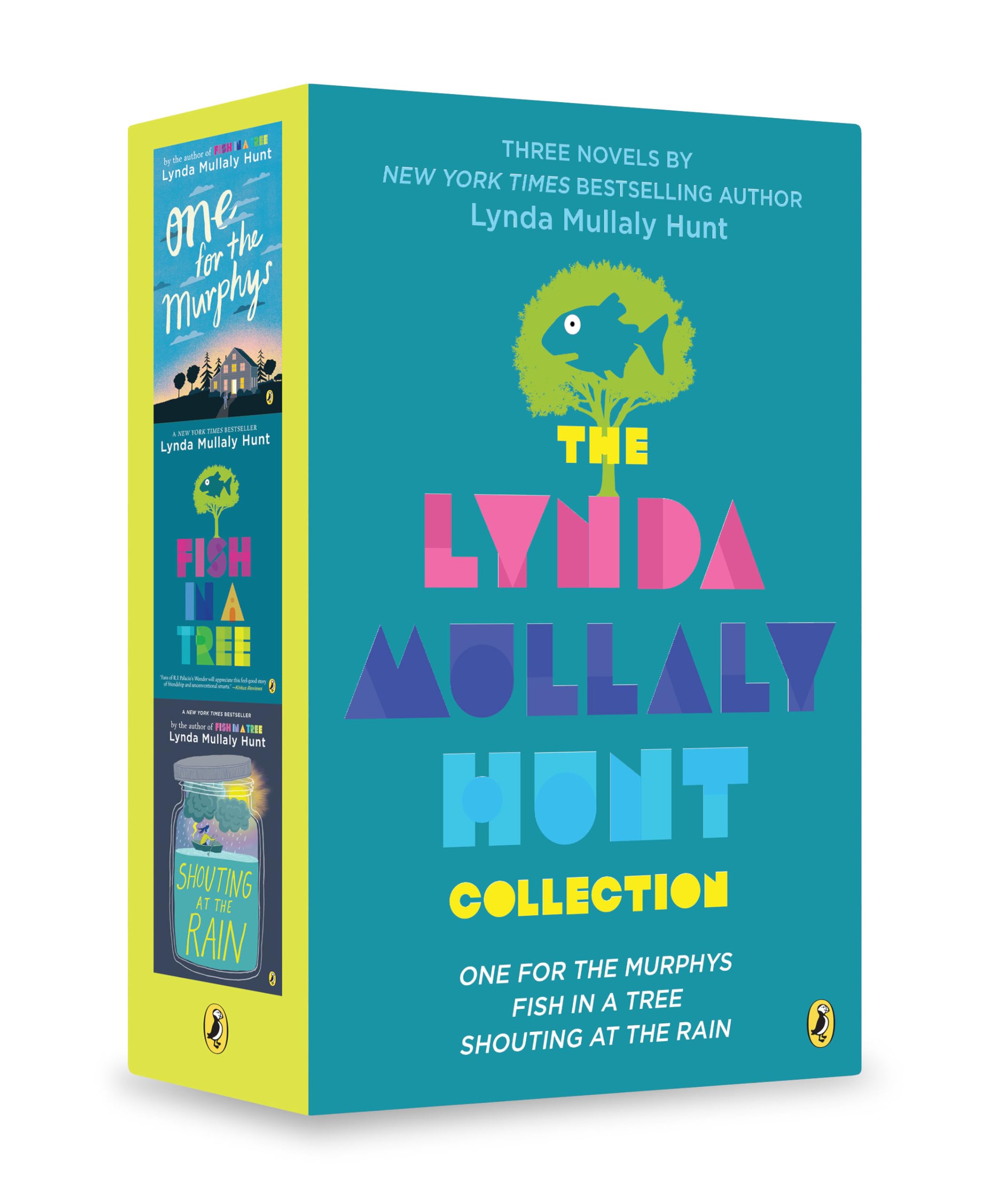 Lynda Mullaly Hunt Collection: Shouting at the Rain / Fish in a Tree / One for the Murphys Horror & Mystery