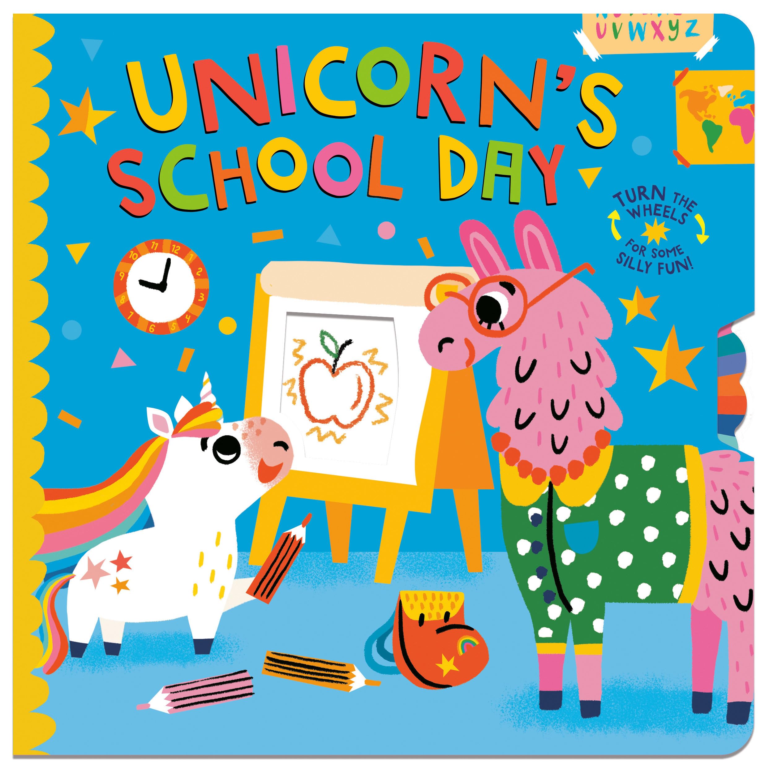 Unicorn's School Day: Turn the Wheels for Some Silly Fun! Non-fiction